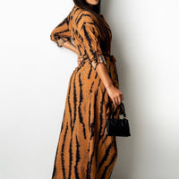 Gotcha Maxi Animal Print Maxi Dress