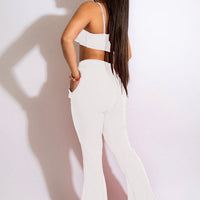 Vanilla Sprinkle Halter Top Set