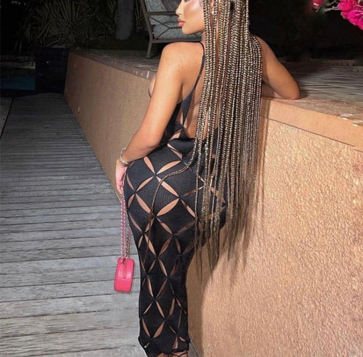 Summer Cuts Maxi Dress