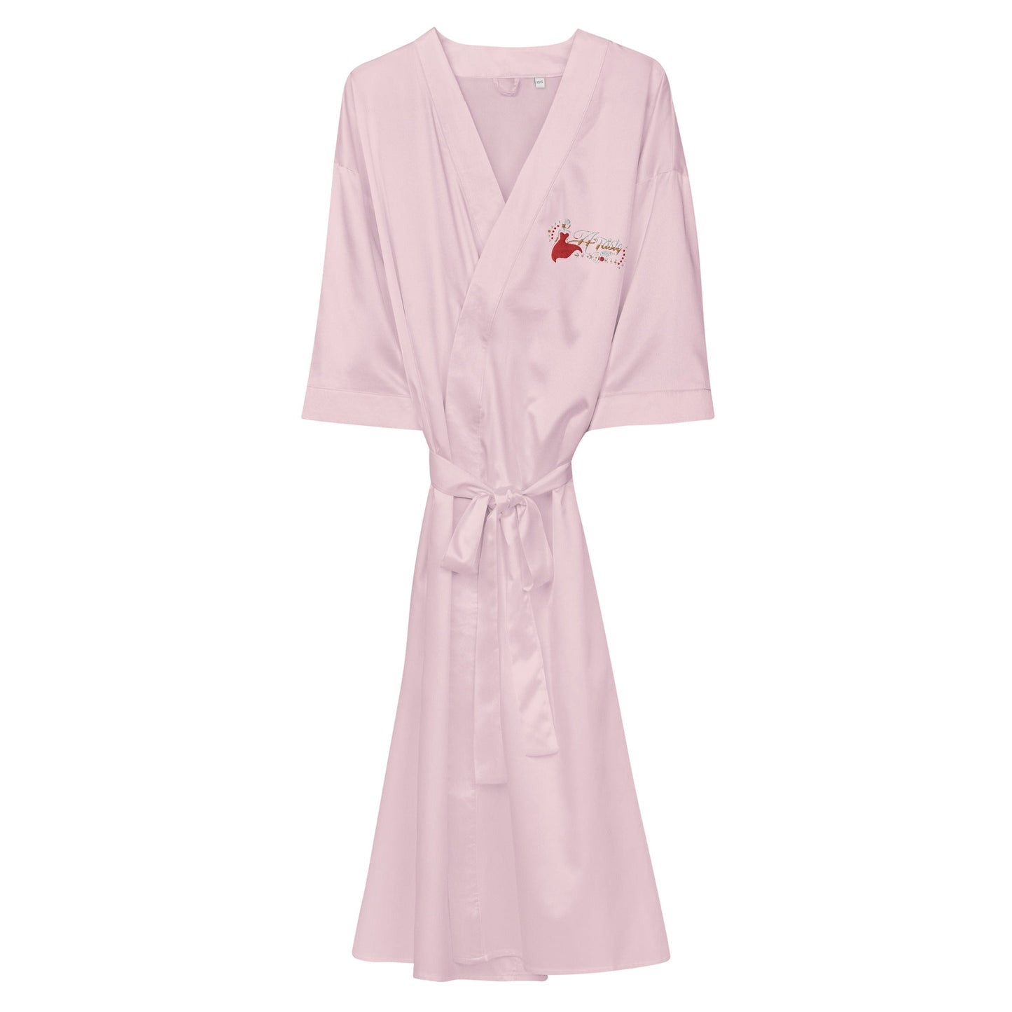 Satin robe