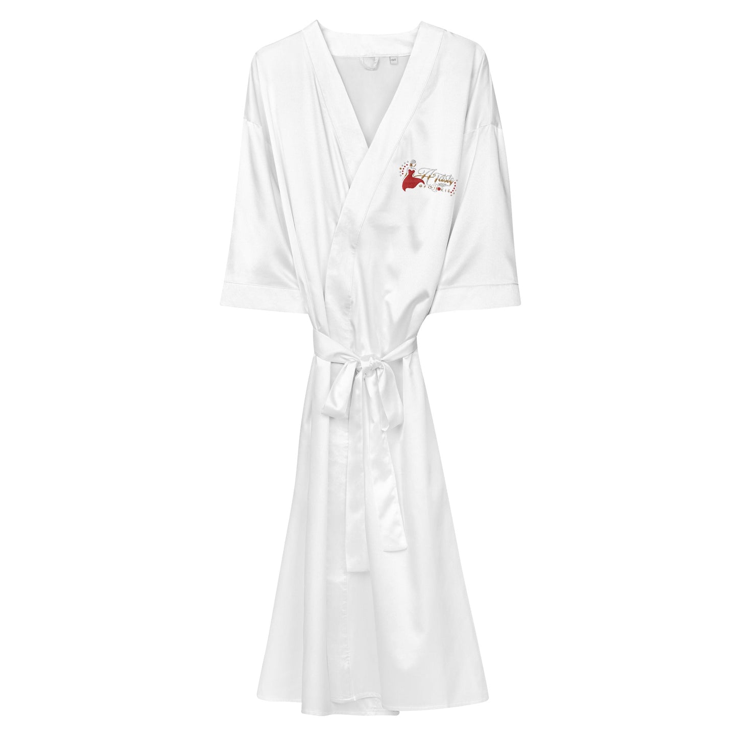 Satin robe